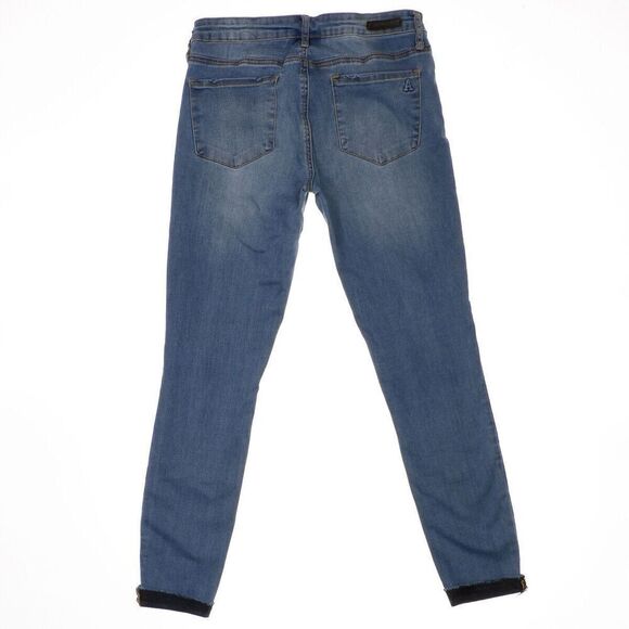 Articles of Society Jeans Womens Size 29 Skinny Distressed Blue Measures 29x26.5 - Picture 4 of 14